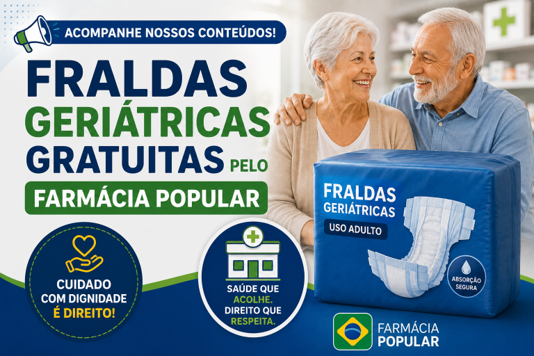 Como conseguir fraldas geriátricas gratuitas pelo Farmácia Popular