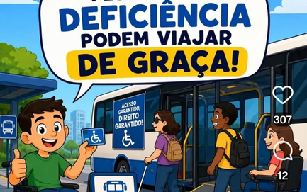 Ribercon - PESSOAS COM DEFICIÊNCIA TÊM DIREITO A VIAJAR DE GRAÇA