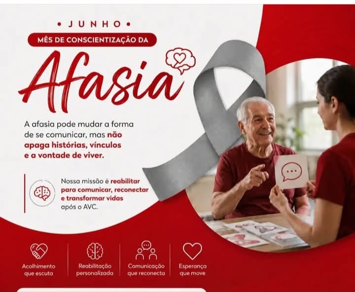 JUNHO É O MÊS DE CONSCIENTIZAÇÃO DA AFASIA