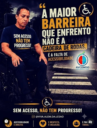 A maior barreira não é a cadeira de rodas, é a falta de acessibilidade!