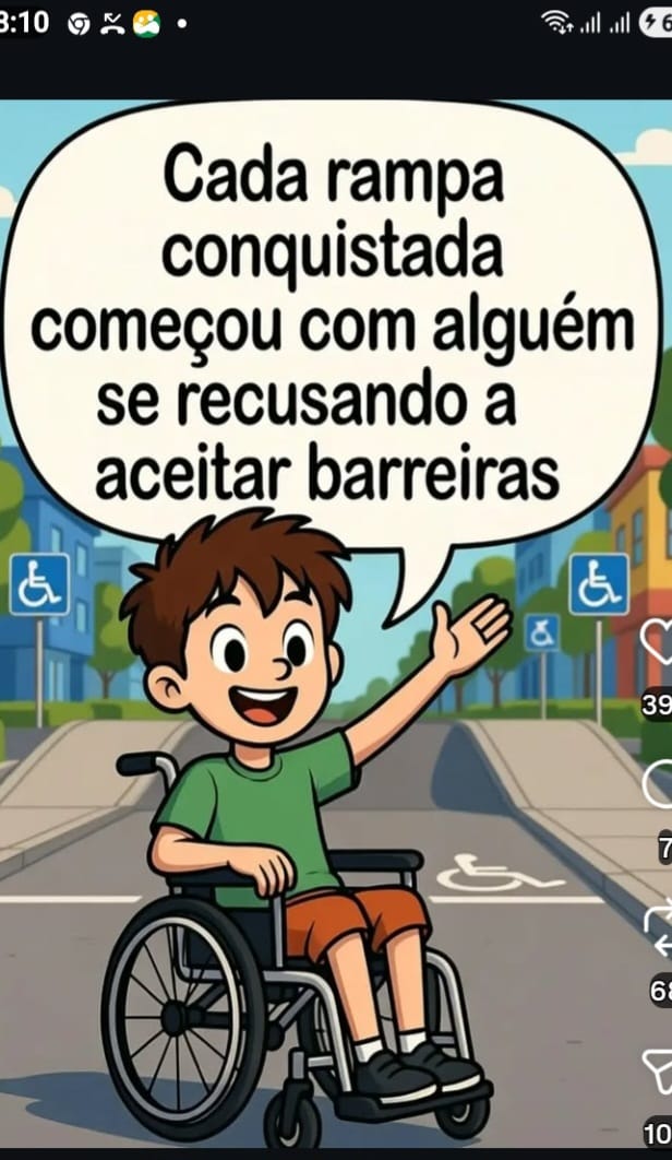 CADA RAMPA CONQUISTADA COMEÇOU COM ALGUÉM SE RECUSANDO A ACEITAR BARREIRAS!