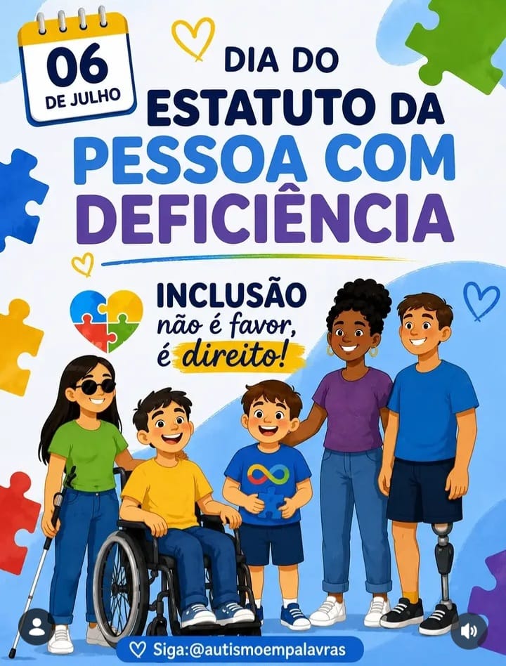 O ESTATUTO DA PESSOA COM DEFICIÊNCIA.